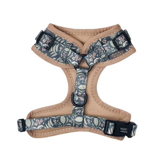 Adjustable Harness - BOTANICAL PUP for Stylish Comfort and Fit